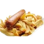Jumbo Sausage and Chips